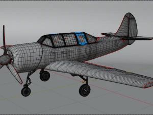 Yak-52 3D Model