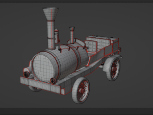 Steamcar Modelo 3D