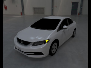 Wheel Honda Civic 2013 Modelo 3D