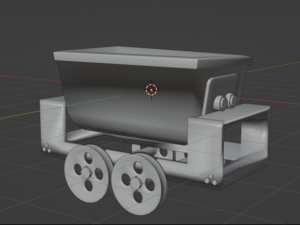 Rusty cart Model 3D