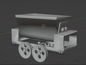Rusty cart 3D Model