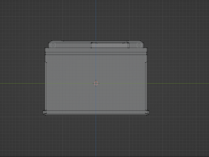 Low poly car battery 3D 模型