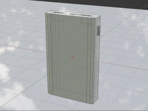 Powerbank xiaomi low-poly Model 3D