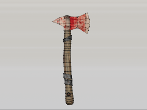 Fire axe Model 3D