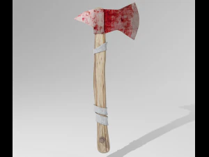 Ascia da fuoco Modello 3D