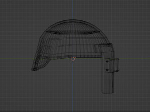 Military helmet Modello 3D