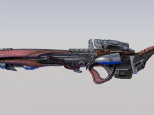 Sci-Fi Winchester 3D Модель