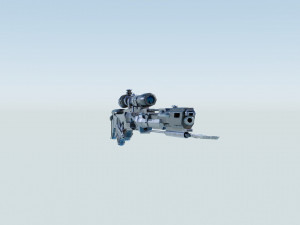 Sci-Fi Sniper-Rifle Modèle 3D
