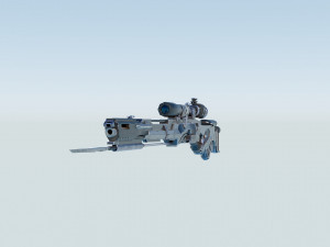 Sci-Fi Sniper-Rifle Modèle 3D