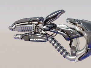 Sci-Fi One-Hand Shotgun 3Dモデル