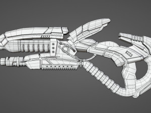 Sci-Fi One-Hand Shotgun 3Dモデル