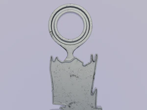 Zombie Hand - Printable 3D Pendant 3D Print Model