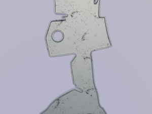 Zombie Hand - Printable 3D Pendant 3Dプリントモデル