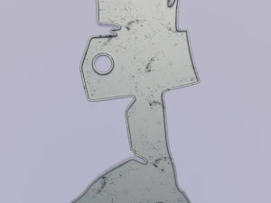 Zombie Hand - Printable 3D Pendant 3D Print Model