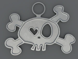 Skulls - Printable 3D Pendants 3D Print Model
