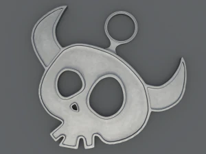 Skulls - Printable 3D Pendants 3D Print Model