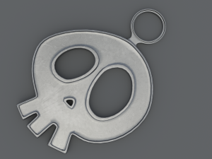 Skulls - Printable 3D Pendants 3D Print Model