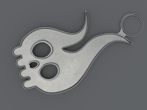 Skulls - Printable 3D Pendants 3D Print Model