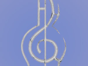 Violin - Printable Pendant 3D Print Model
