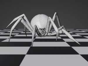Black Widow - Latrodectus - Walk Cycle 3D Model