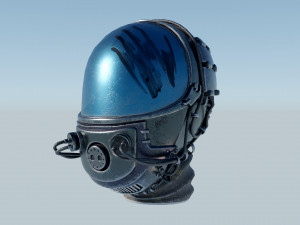 Helmet - Space Mask T1 3D Модель