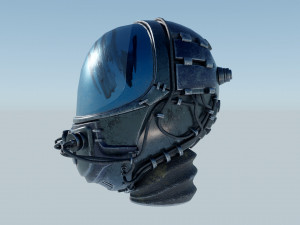 Helmet - Space Mask T1 3D Модель