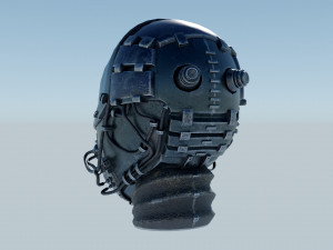 Helmet - Space Mask T1 3D Модель