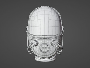 Helmet - Space Mask T1 3D Модель