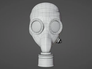 Gas Mask - Respirator 3D Model