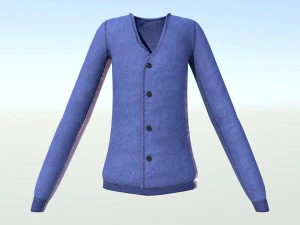 Cardig&atilde; Modelo 3D