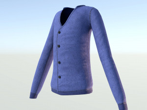 Cardigan Model 3D