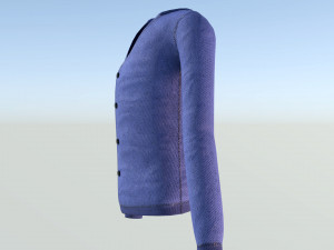 Cardigan Model 3D