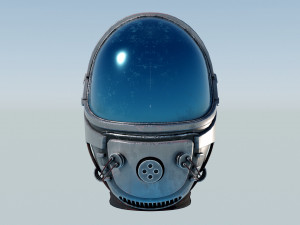 Helmet - Space Mask T2 3D Model