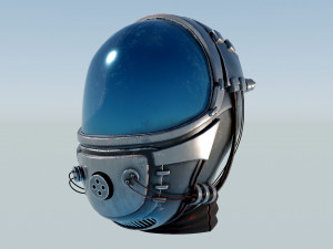 Helmet - Space Mask T2 3D Model