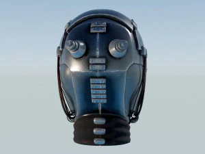 Helmet - Space Mask T2 3D Model
