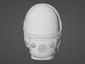 Helmet - Space Mask T2 3D Model