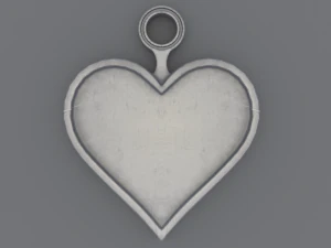 Hearts - Printable 3D Pendants 3D Print Model