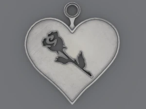 Hearts - Printable 3D Pendants 3D Print Model