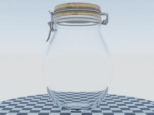 Jar - Hermetic Glass Container 3Dモデル