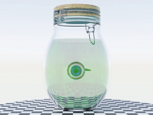 Eye Inside a Jar Modèle 3D