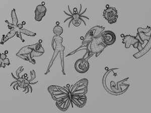 Various - Printable Pendants 3D 打印模型