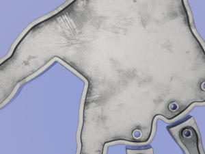Hand with Separate Fingers - Printable Pendants 3D Print Model
