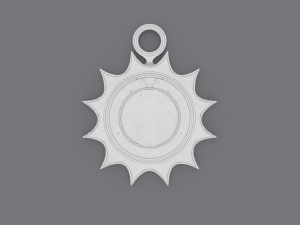 Sun - Moon - Stars - Printable 3D Pendants Modelo de Impressão 3D