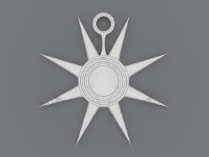 Sun - Moon - Stars - Printable 3D Pendants Modelo de Impressão 3D