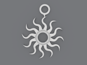 Sun - Moon - Stars - Printable 3D Pendants Modelo de Impressão 3D