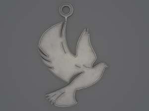 Freedom Bird Feathers - Printable Pendants 3D Baskı Modeli