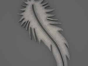 Freedom Bird Feathers - Printable Pendants 3D Baskı Modeli