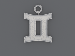 Zodiac Signs - SYMBOLS - Printable Pendants Model Cetak 3D