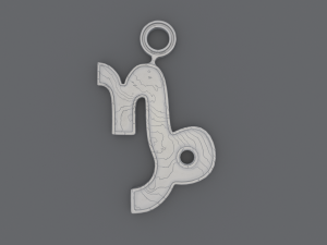Zodiac Signs - SYMBOLS - Printable Pendants Model Cetak 3D