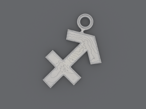 Zodiac Signs - SYMBOLS - Printable Pendants Model Cetak 3D